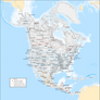 North American Hyperloop Networks
