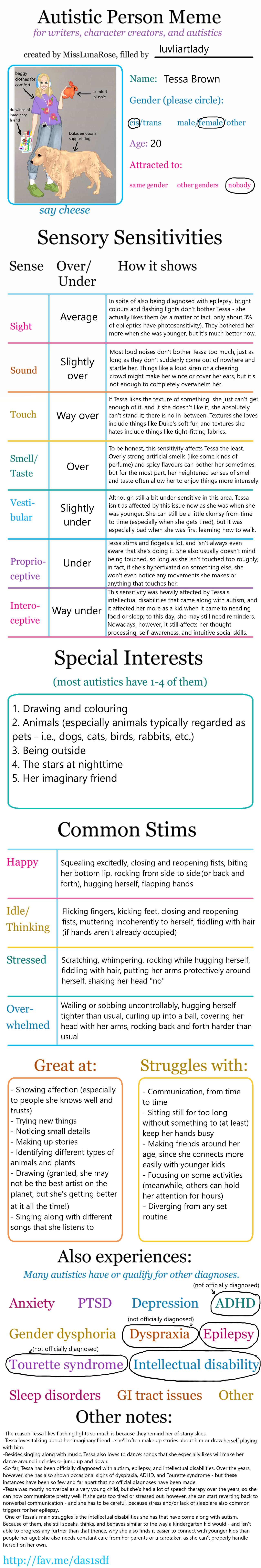 Autistic Character Meme By Misslunarose On Deviantart Autistic Character Meme By Misslunarose On Deviantart