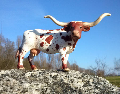 Schleich Texas Longhorn cow