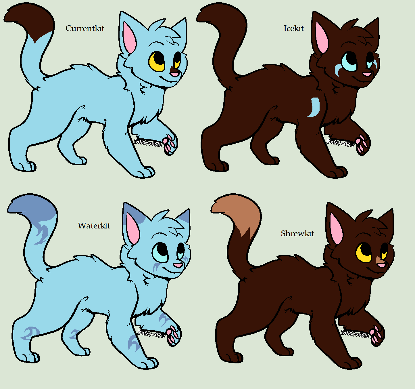 Adoptable Kits-Oakheart x Bluestar 1/4 OPEN