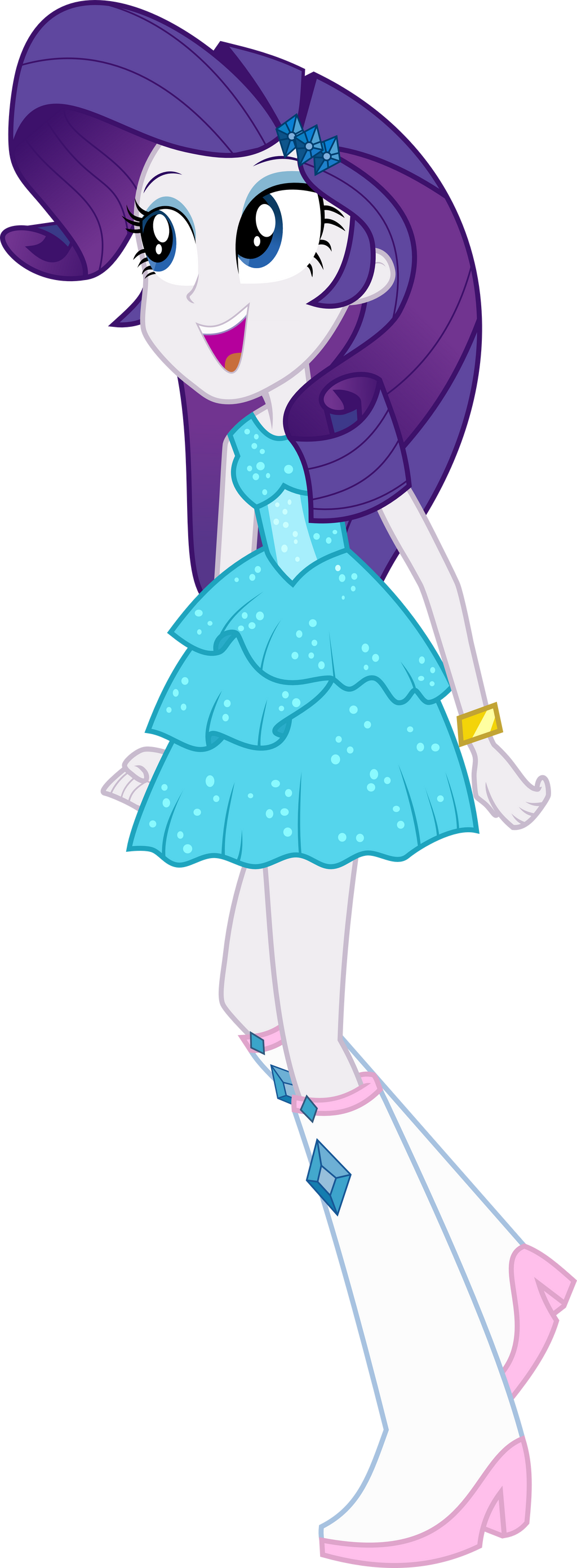 Rarity arrive at the party EG by aqua-pony on DeviantArt
