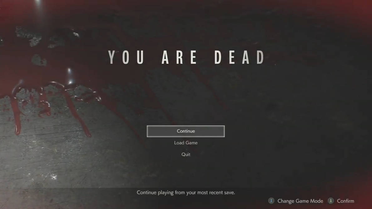 Resident Evil 2 You are dead screen by Fredrick03 on DeviantArt