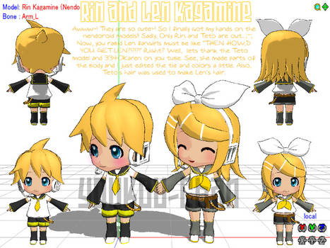 MMD model- Rin and Len