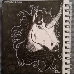 Inktober Unicorn