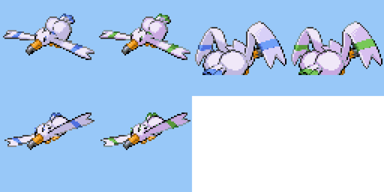 Wingull Sprite Sheet (Emerald) - Thicc Edit by Librechu on DeviantArt