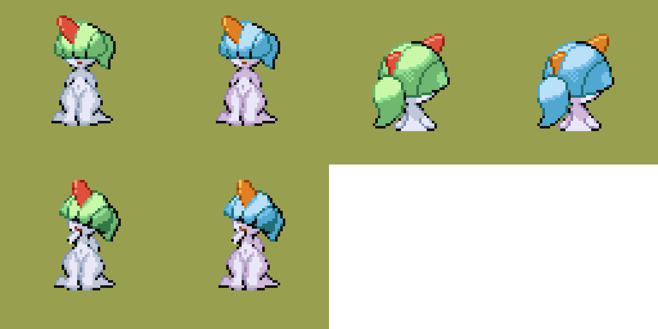 Ralts Sprite Sheet (Emerald) - Thicc Edit by Librechu on DeviantArt
