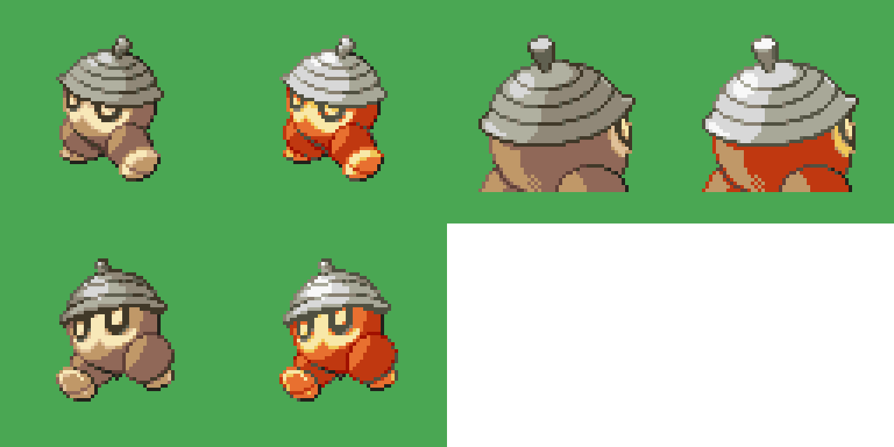 Seedot Sprite Sheet (Emerald) - Thicc Edit by Librechu on DeviantArt
