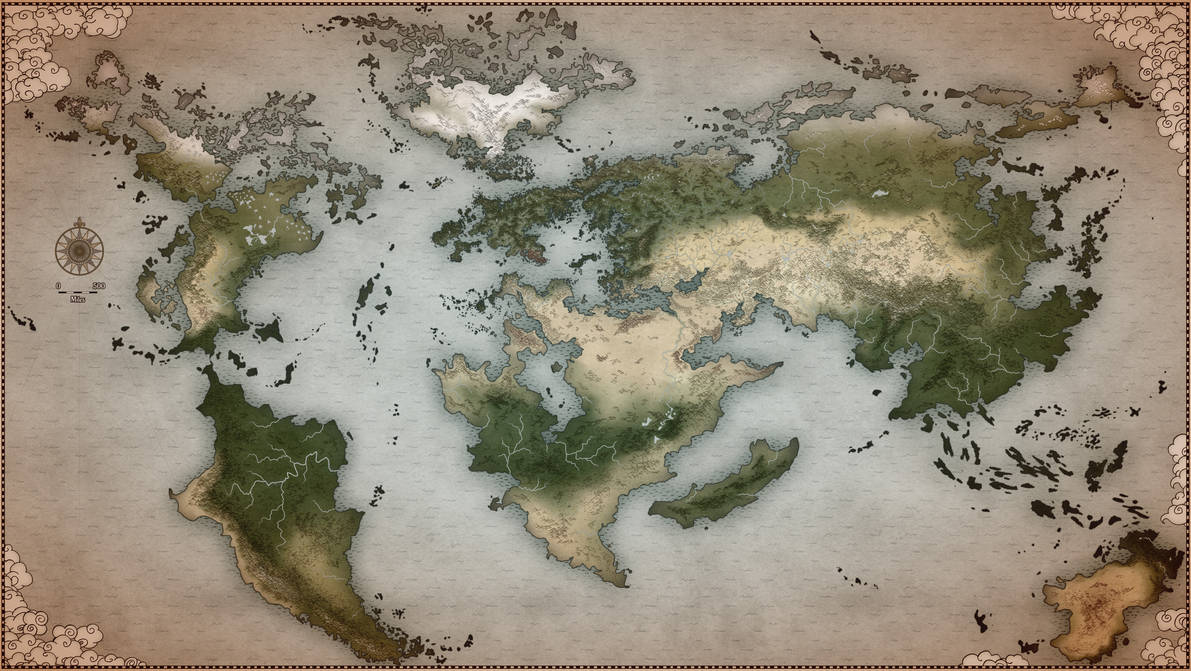 World map by Andrusius on DeviantArt