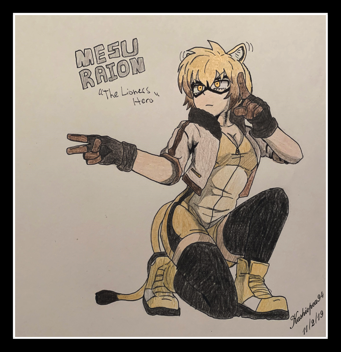 MHA OC: Lioness! (Hero Costume) by OneForAll2021 on DeviantArt