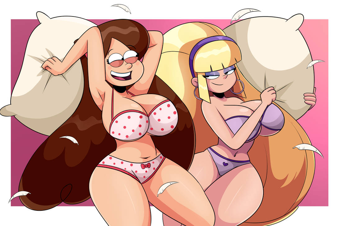Mabel and Pacifica Pillow Fight by Sonson-Sensei on DeviantArt.