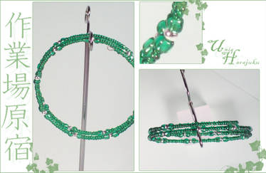 GreenandSilver Memory Bracelet