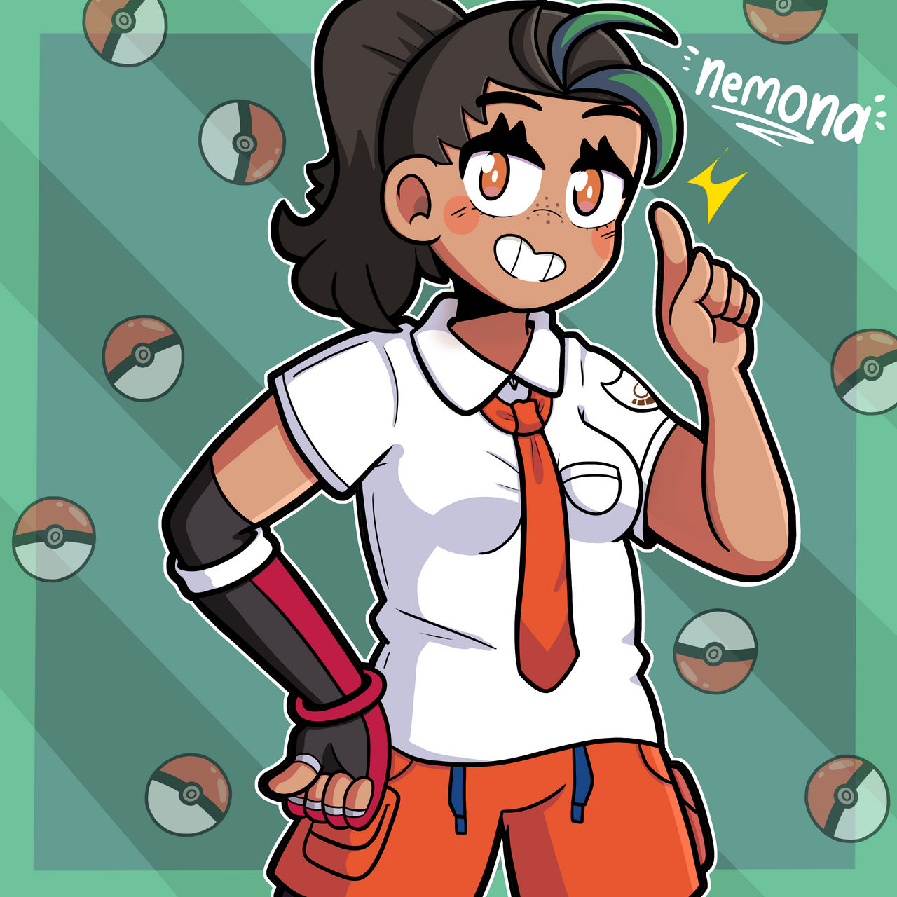 Nemona R64 Cool Nemona by iKeychain on DeviantArt