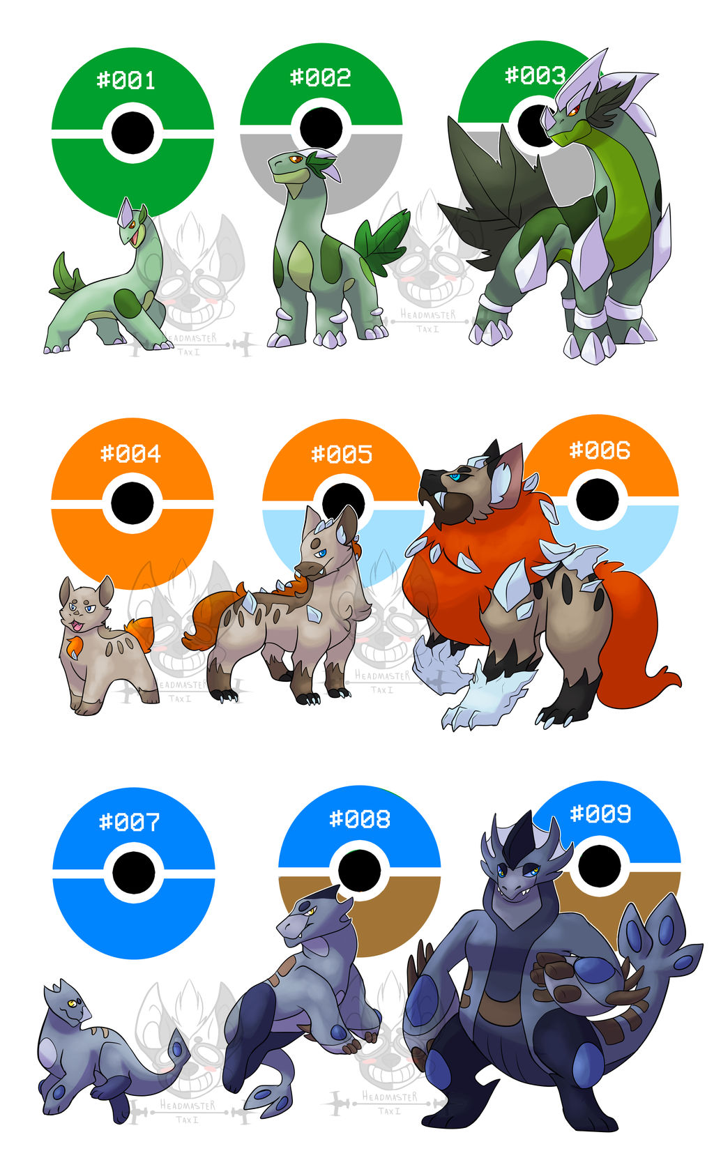 Starter Fakemon by LIBRAKIND on DeviantArt