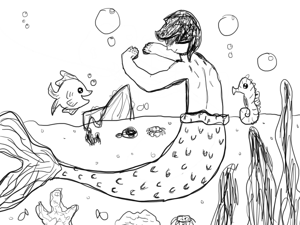 Male Anatomy Practice: Merboy by Aquarithyst on DeviantArt