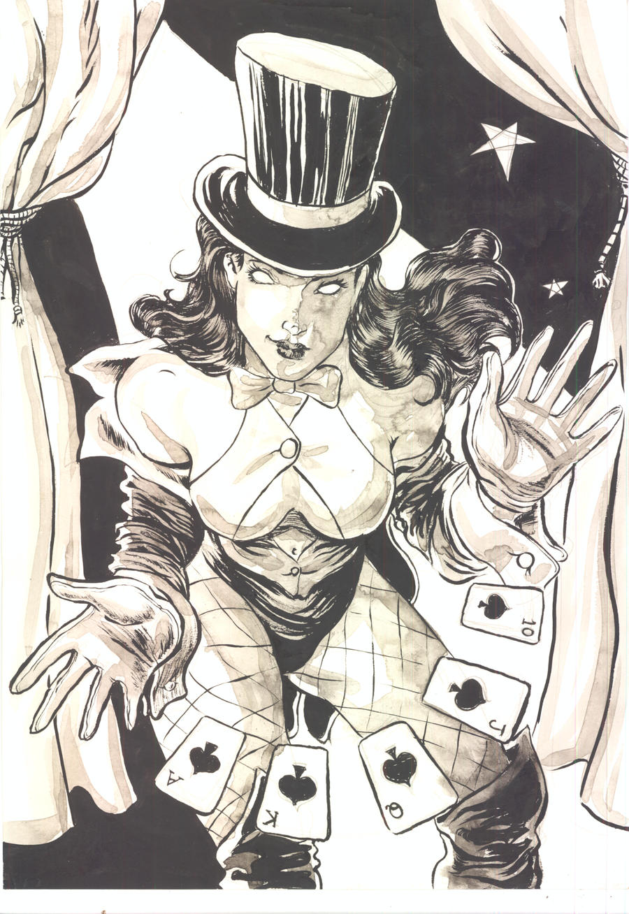 Zatanna with cards