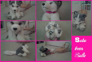 Saba from balto Custom plushie W.I.P by PricklyAlpaca