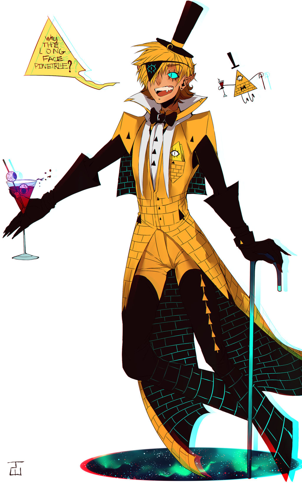 Bill Cipher by PricklyAlpaca on DeviantArt