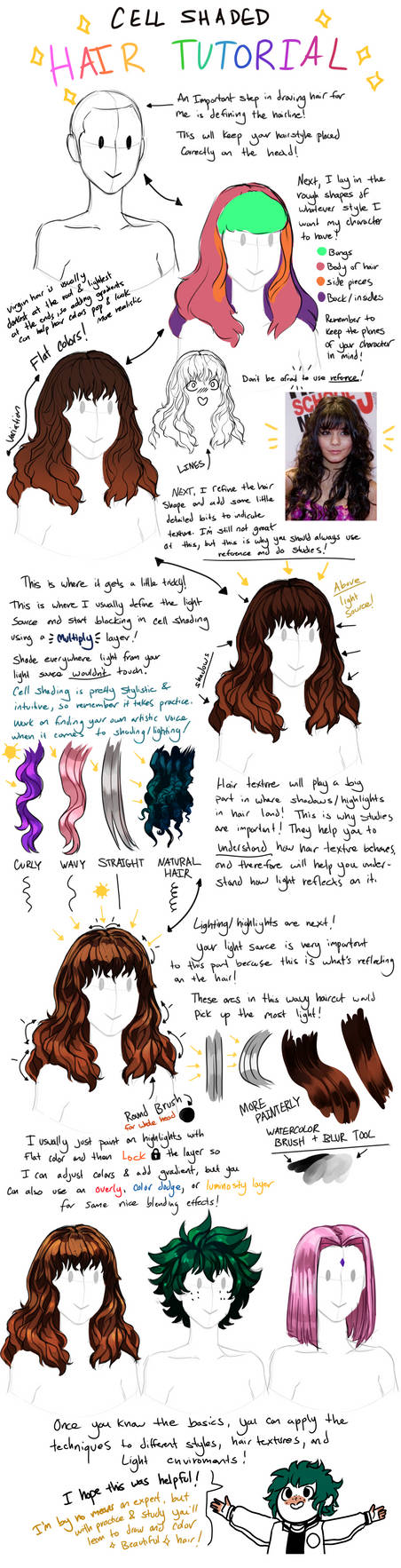 Anime girl hair sample #1 by xcassiex0 on DeviantArt