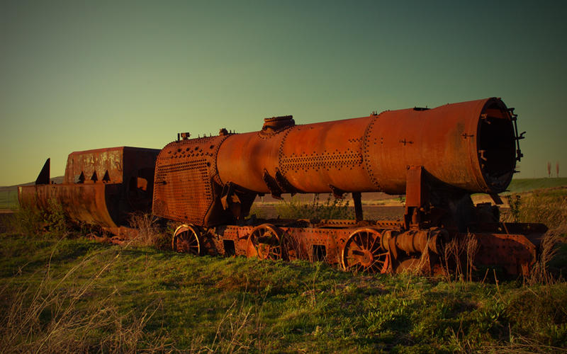Sunset Over Rust by D70ers on DeviantArt