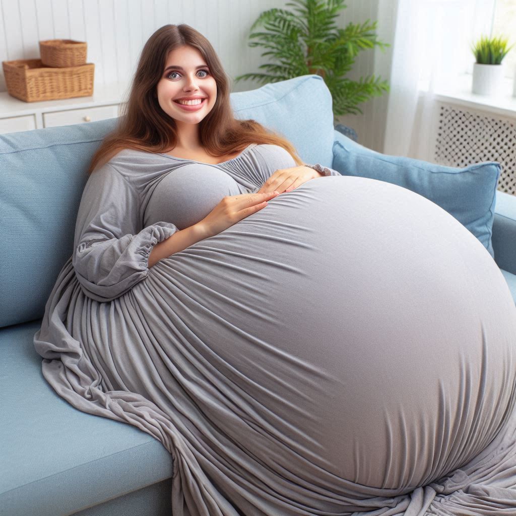 Lazy Day with my Huge Belly