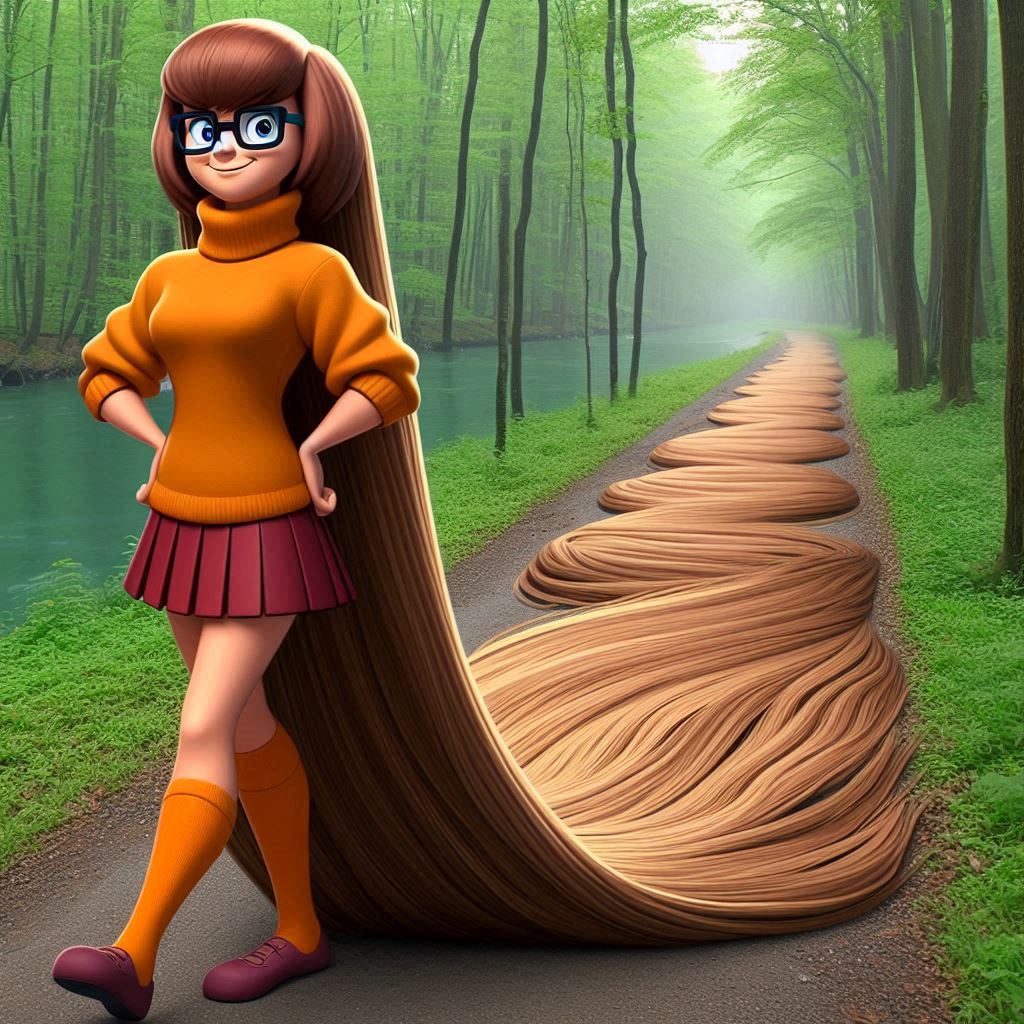 Velma's Absurdly Long Hair