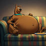Scooby Doo's Overstuffed Belly
