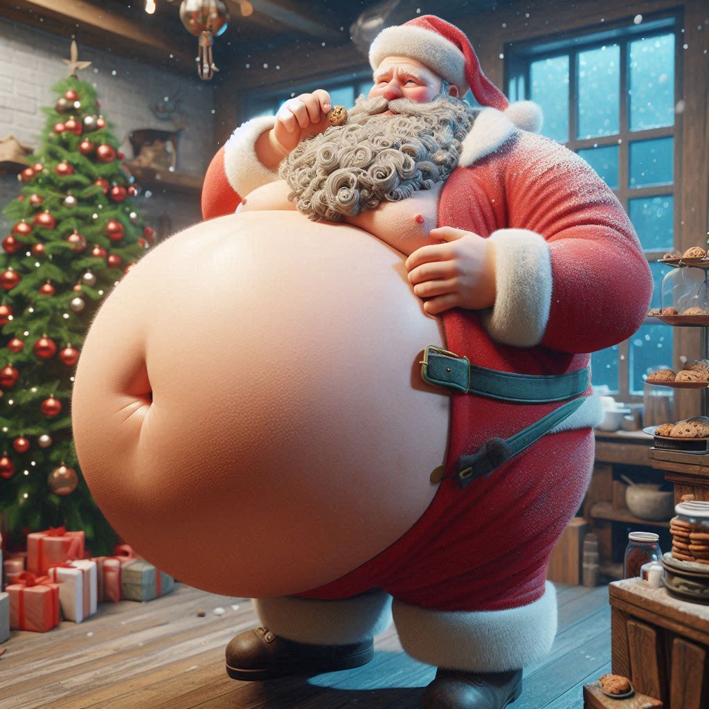 Santa's Overstuffed Jolly Belly