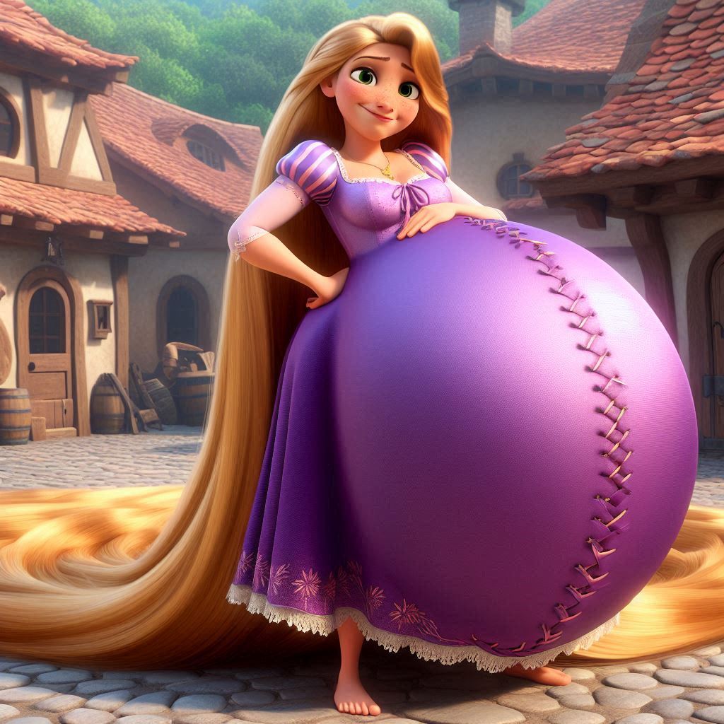 Rapunzel's Swollen Belly