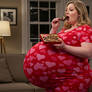 My Valentines Day Stuffed Pregnant Belly