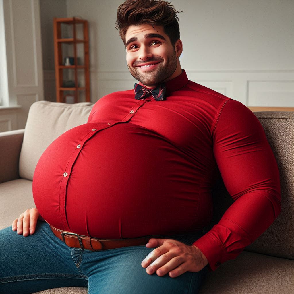 Dad's Stuffed Valentine's Belly