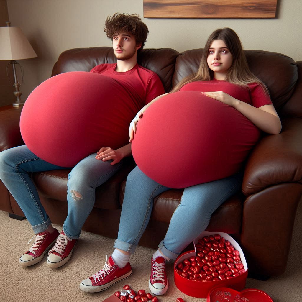 The Siblings Valentine's Day Bloated Bellies