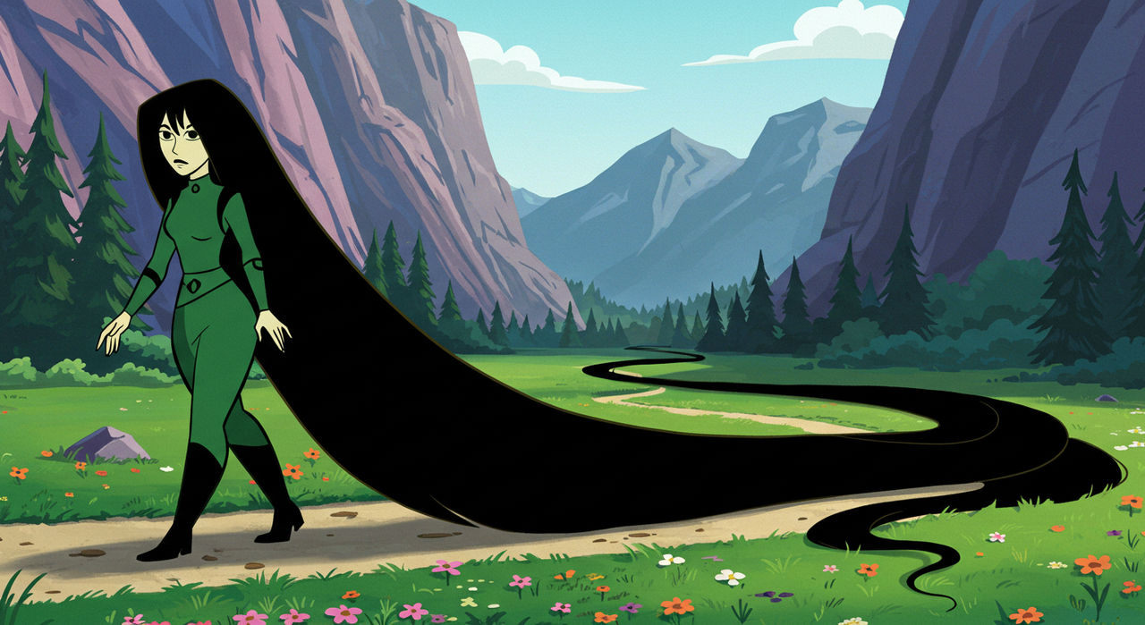Shego's Long Hair Secret