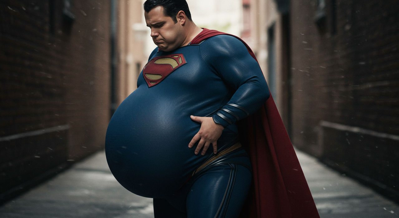 Superman's Supersized Belly
