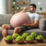 Dad's Grape Belly Bloat
