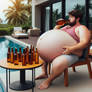 Beer Belly Bloating at the Pool