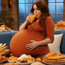 Orange Juice Pregnant Belly Expansion