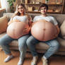 The Heavily Pregnant Siblings
