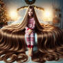 My Christmas Gift of Very Long Hair
