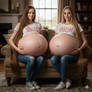 The Sisters' Valentine's Day Bellies
