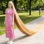 Taking a stroll with my super long hair
