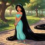 Princess Jasmine and Her Extraordinarily Long Hair