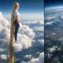 Emily Wickersham and her Long 13,500-meter hair
