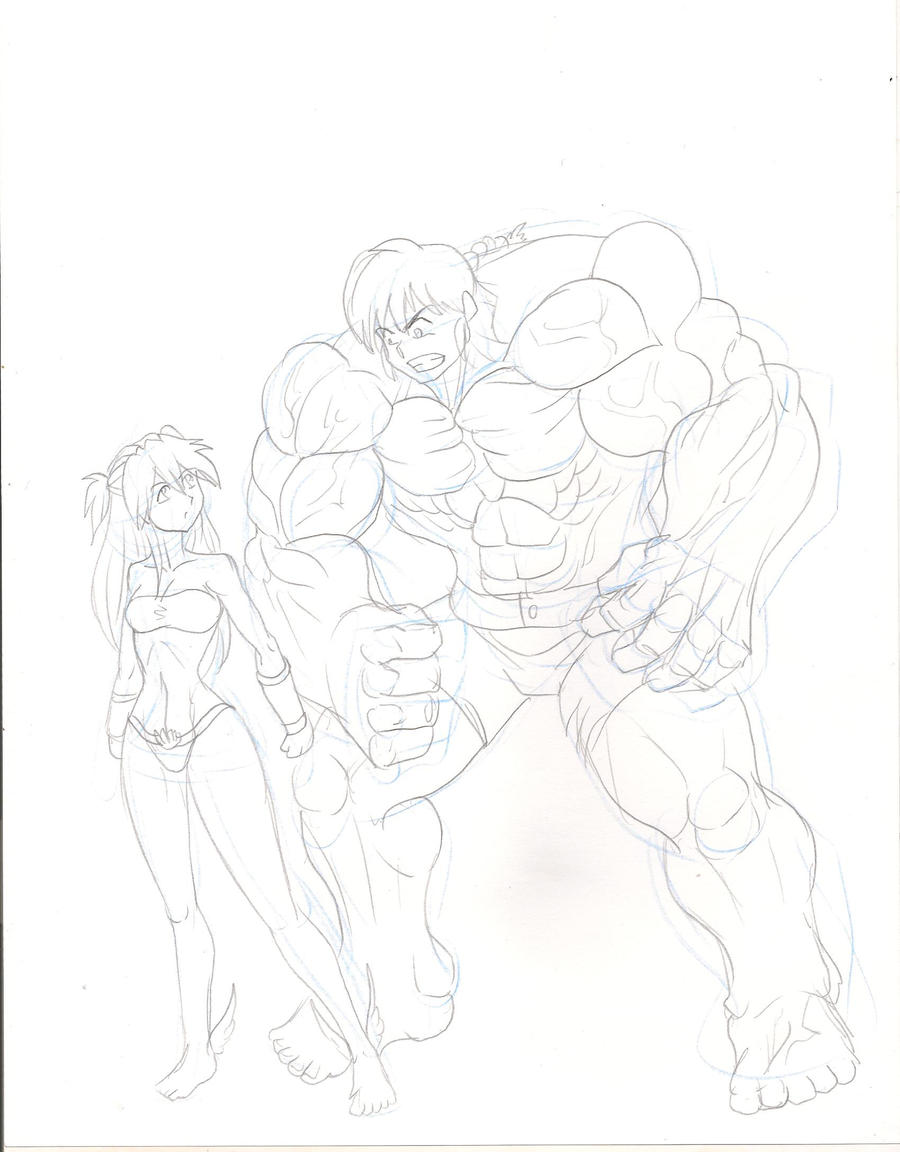 Ranma Hulk and Namorita Asuka