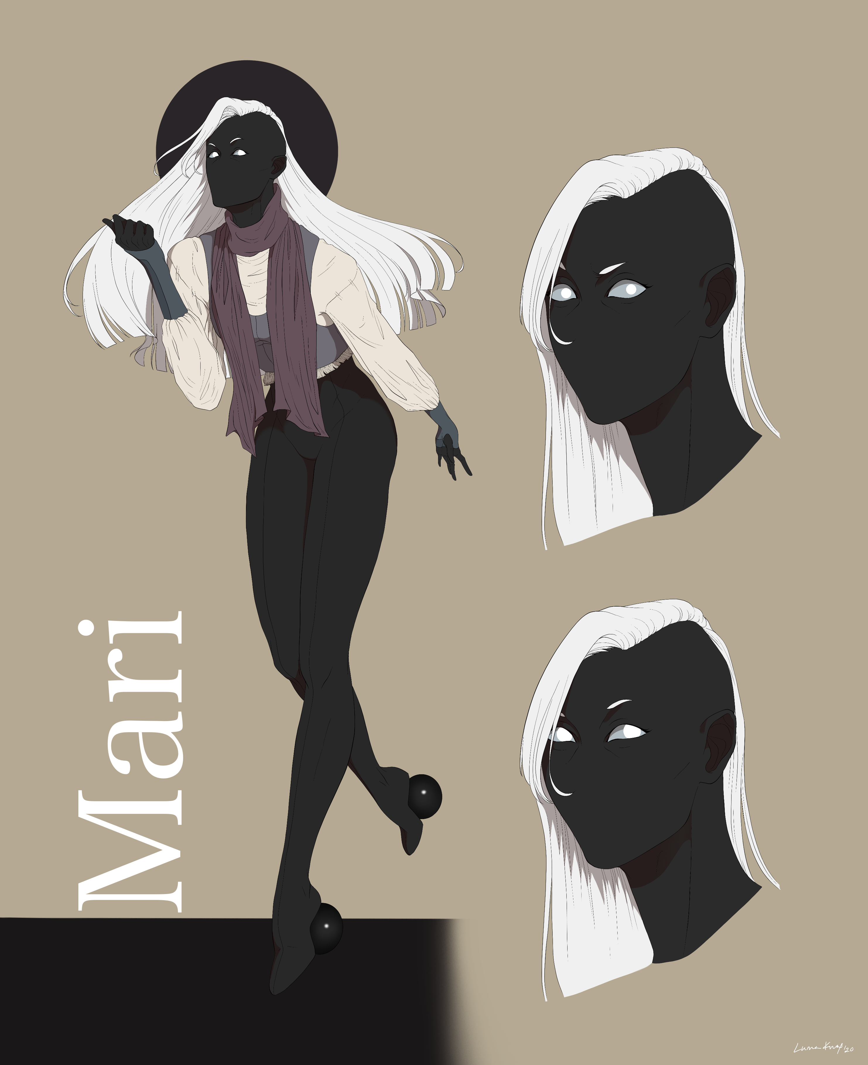 Mari Character Sheet by LumaKnox on DeviantArt