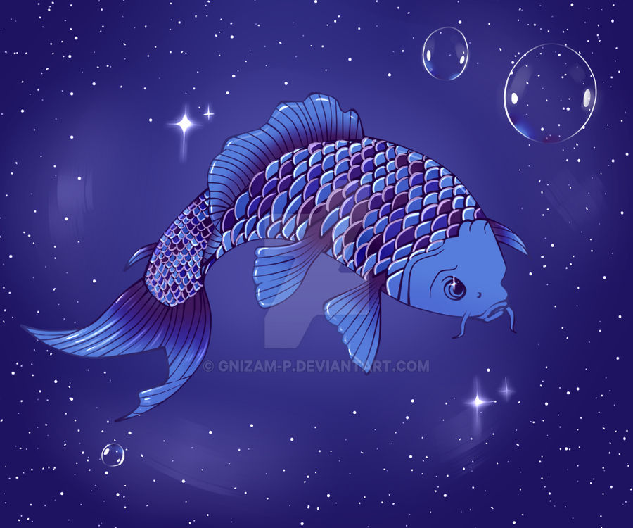 960x800 Blue Koi Wallpaper