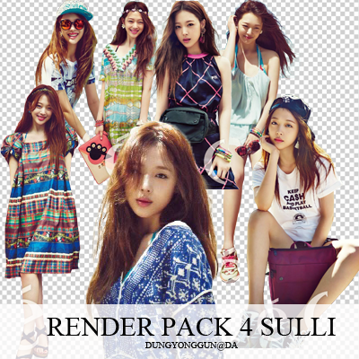 Pack 4 render Sulli