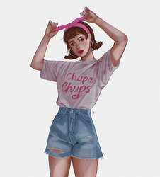 chupa chups girl