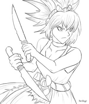 Kohaku the Lioness (LineArt)