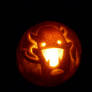 Glowin' Demon Orange-O-Lantern