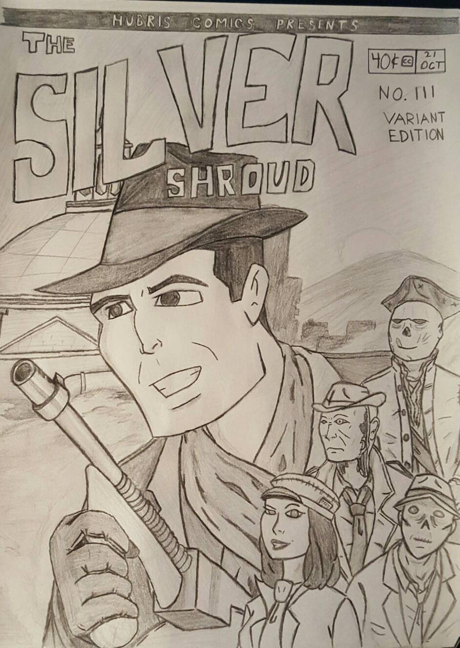The Silver Shroud! - Fallout 4 Comic Cover by SnackyCrad on DeviantArt